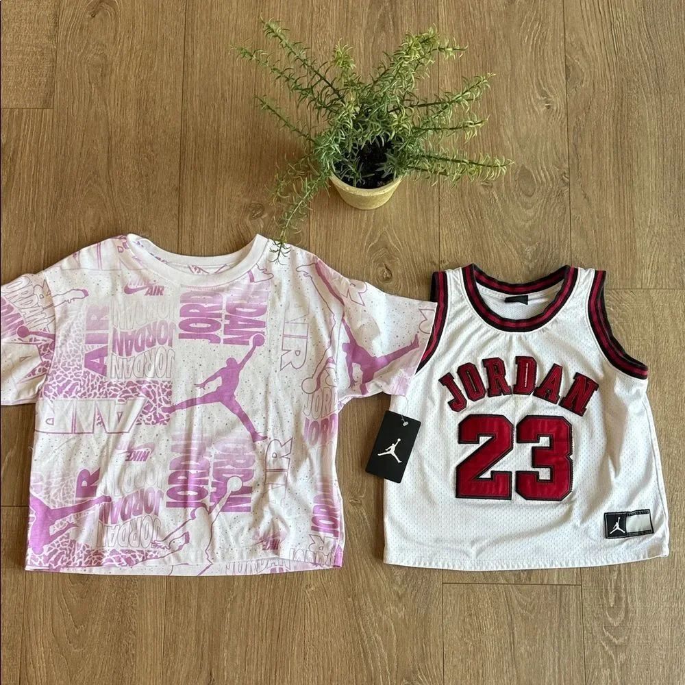((2 PIECE)) JORDAN BUNDLE GIRLS SIZE LARGE